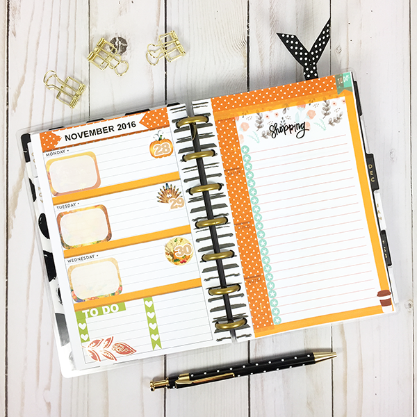 Mini Happy Planner Stickers Notepad Shopping List