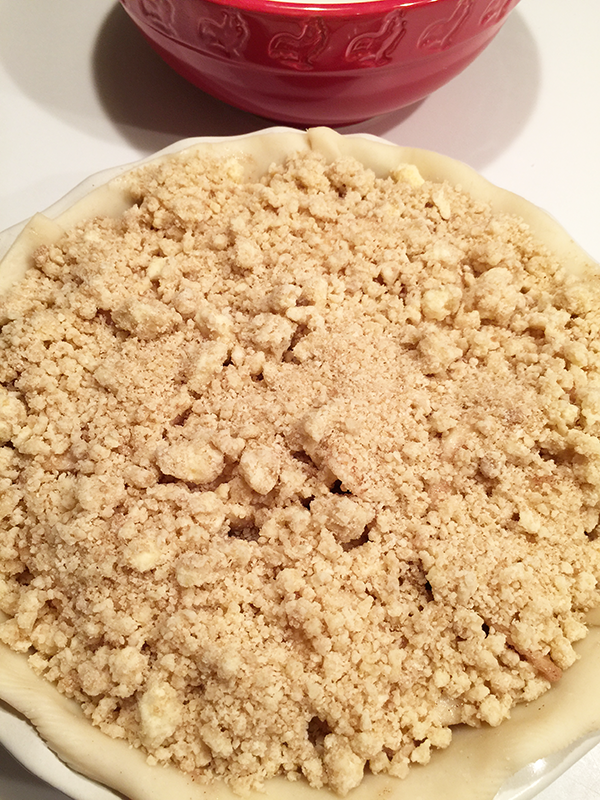 Homemade Dutch Apple Pie Ready for Baking | Behind the Designs Blog