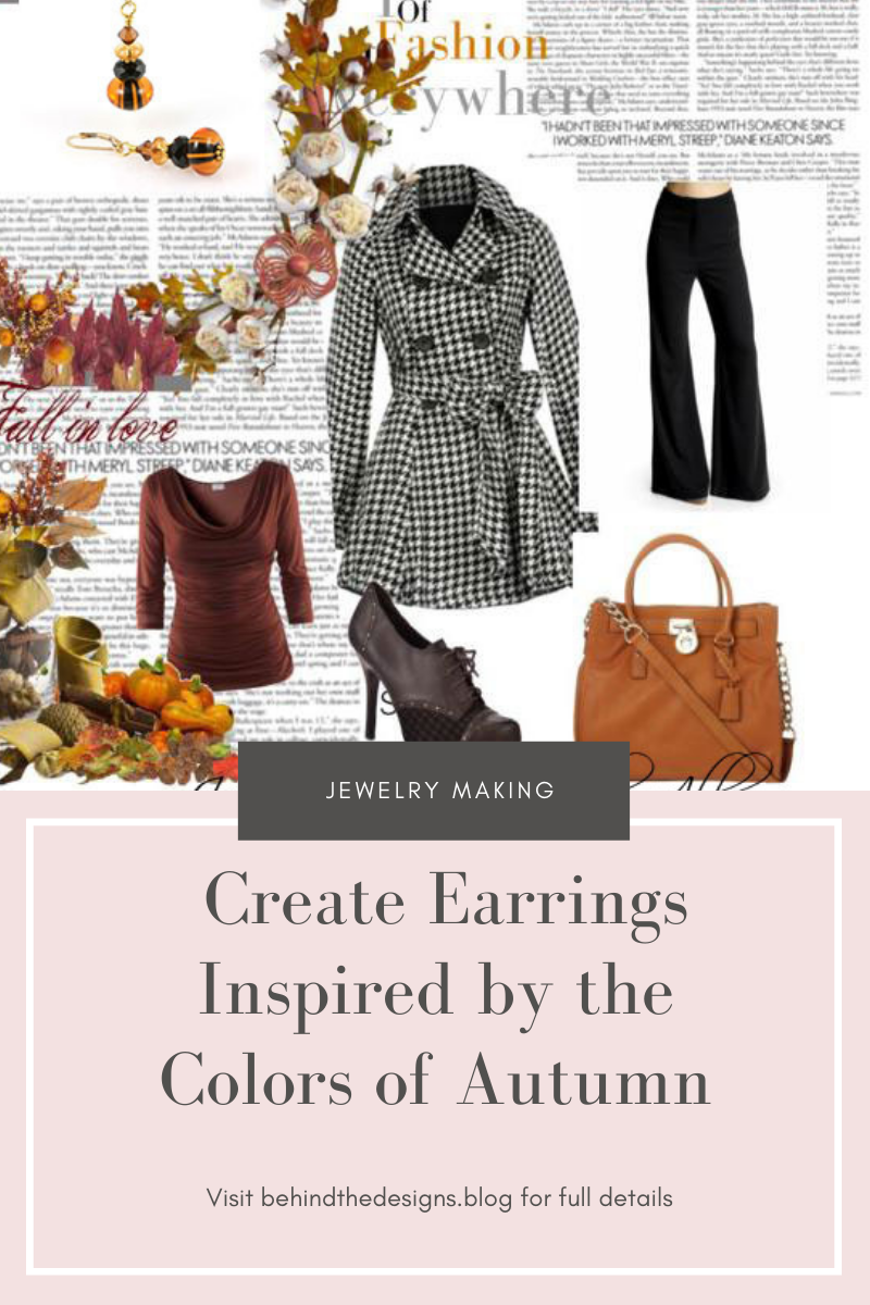 Create Earrings Inspired By The Colors Of Autumn