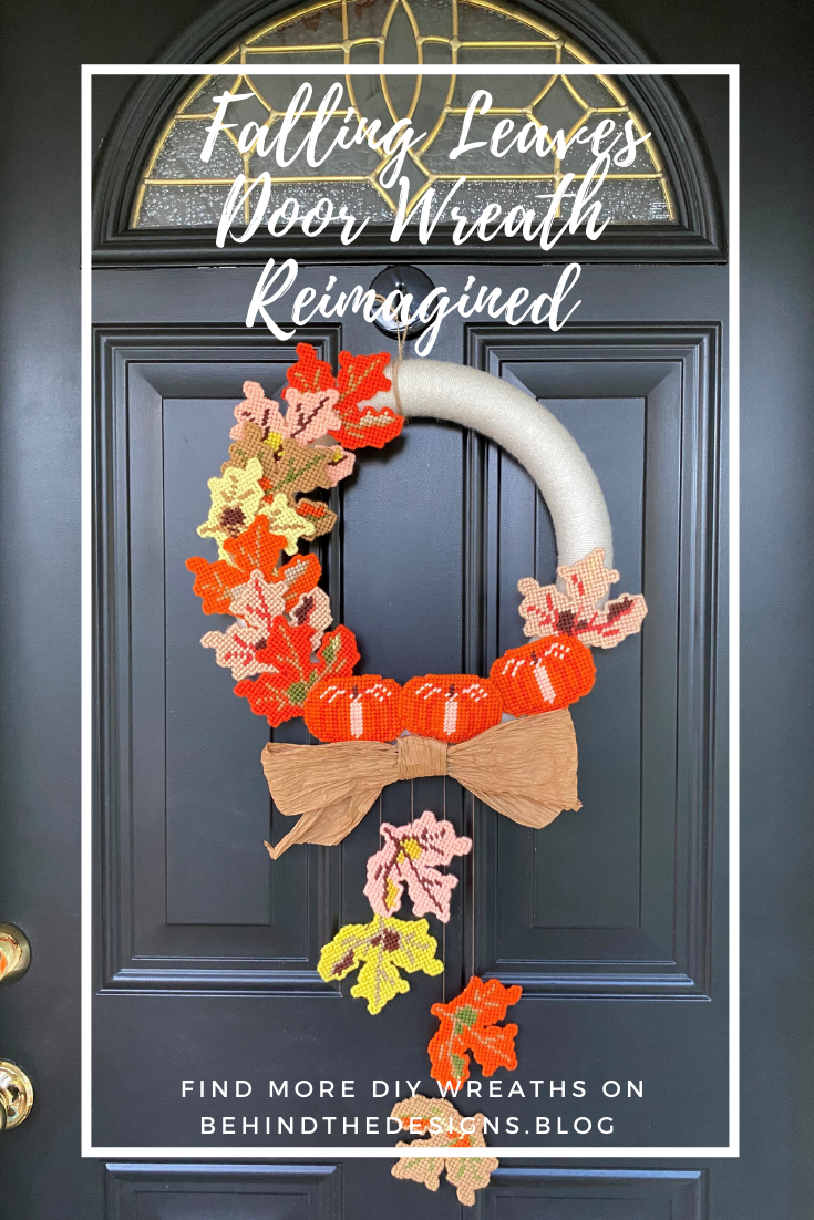 Falling Leaves Door Wreath Reimagined