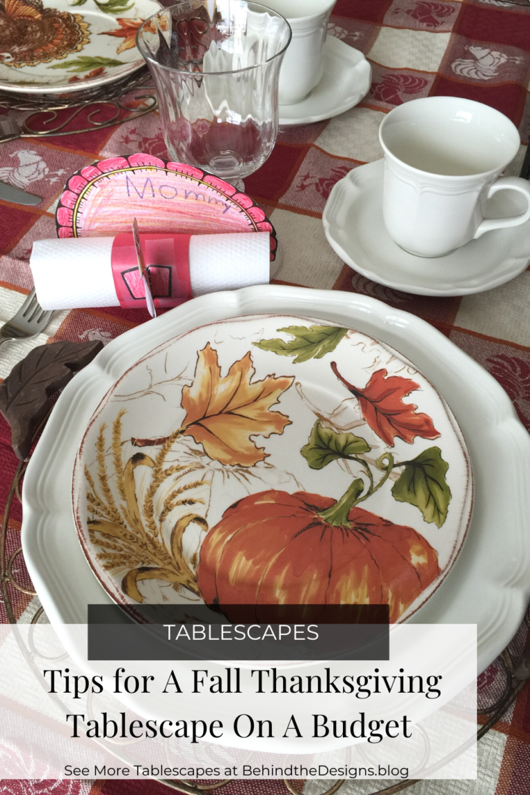 Fall Thanksgiving Tablescape On A Budget
